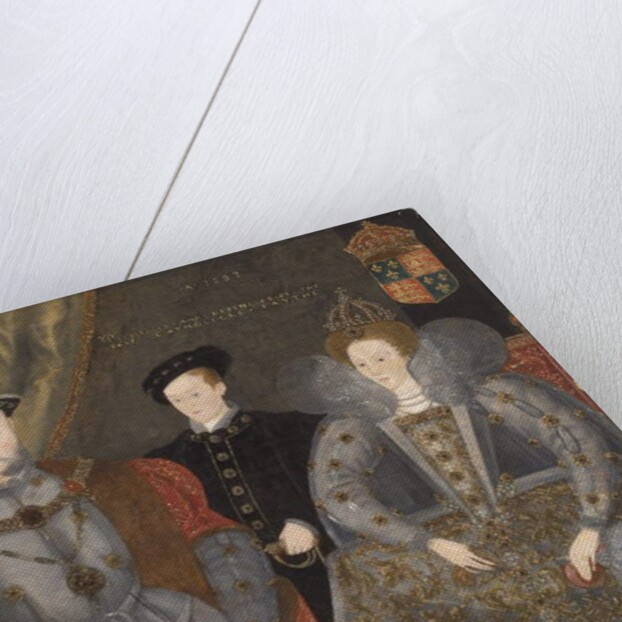 Henry VIII, Elizabeth I, and Edward VI, 1597 by English School