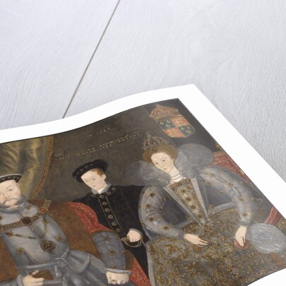 Henry VIII, Elizabeth I, and Edward VI, 1597 by English School