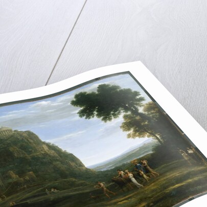 View of Delphi with a Procession, 1673 by Claude Lorrain