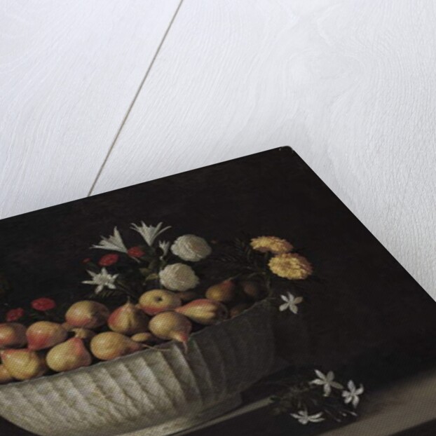 Flowers and Fruit in a China Bowl, c.1645 by Juan de Zurbaran
