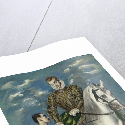 Saint Martin and the Beggar, 1597-1600 by El (1541-1614) Greco