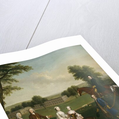 Thomas Lister and Family at Gisburne Park, 1740-41 by Arthur Devis