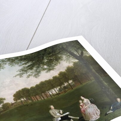 Sir John Shaw and his Family in the Park at Eltham Lodge, Kent, 1761 by Arthur Devis