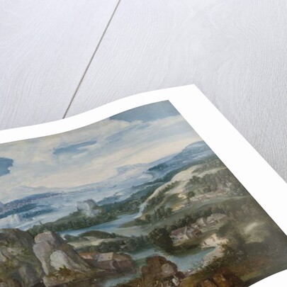 Landscape with the Penitent Saint Jerome, 1530-40 by School Antwerp