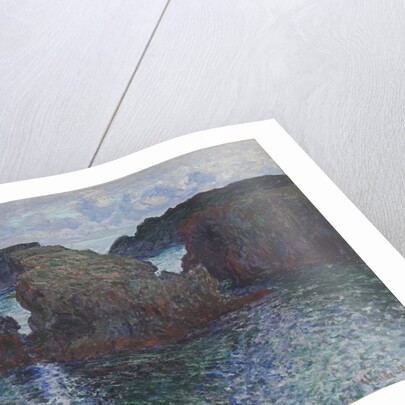 Rocks at Port-Goulphar, Belle-Île, 1886 by Claude Monet