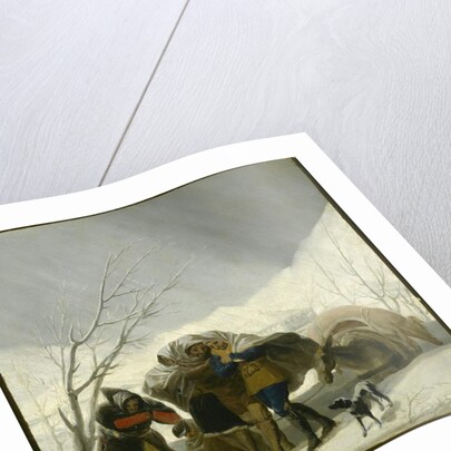 Winter Scene, c.1786 by Francisco Jose de Goya y Lucientes