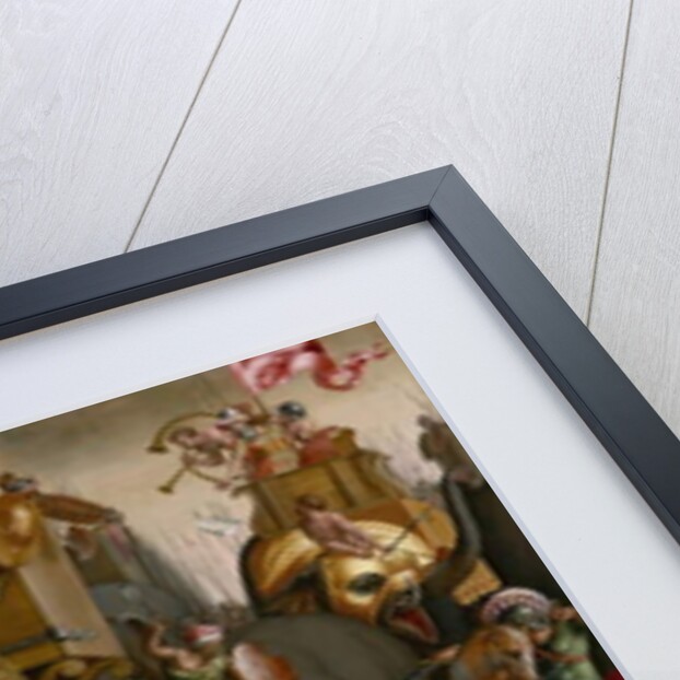 The Battle of Zama, after 1567 by Cornelis (after) Cort