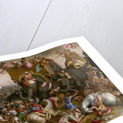 The Battle of Zama, after 1567 by Cornelis (after) Cort
