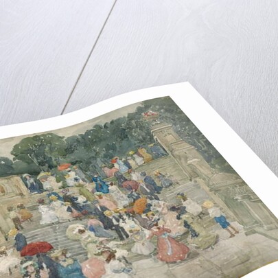The Terrace Bridge, Central Park, 1901 by Maurice Brazil Prendergast