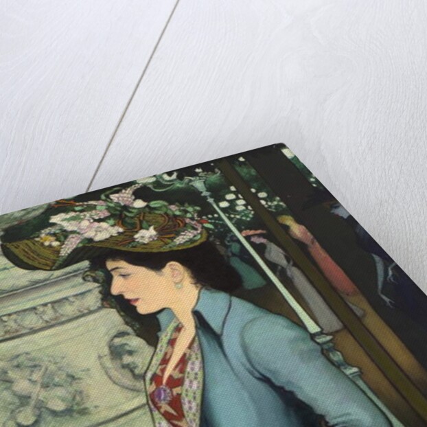 An Elegant Woman at the Élysée Montmartre, 1888 by Louis Anquetin