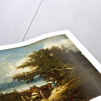 On the Road, 1856 by Jules Dupre