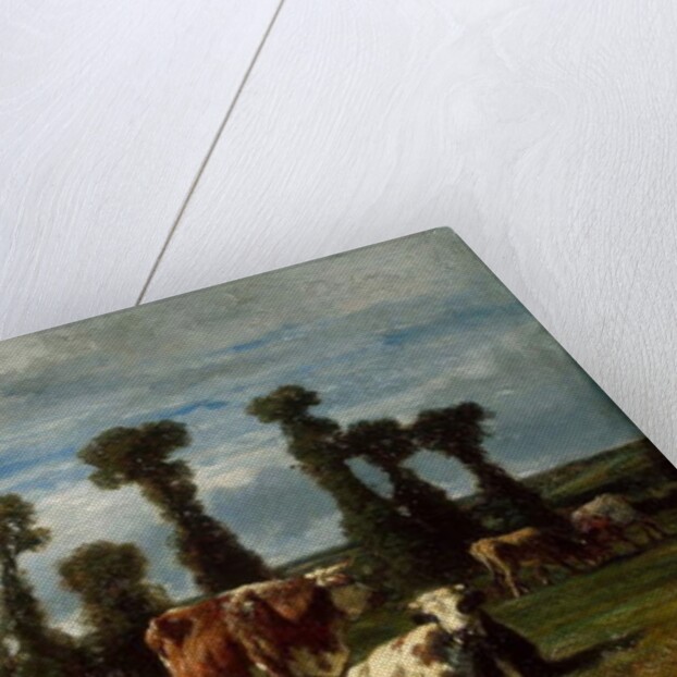 Pasture in Normandy, 1852 by Constant-Emile Troyon