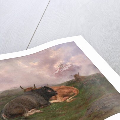 Cattle at Rest on a Hillside in the Alps, 1885 by Rosa Bonheur
