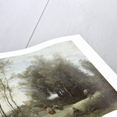 Arleux-Palluel, The Bridge of Trysts, 187172 by Jean Baptiste Camille Corot