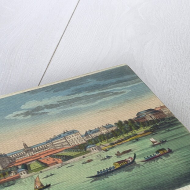 A View of the Royal Hospital at Chelsea and the Rotunda in Ranelaigh Gardens, pub. by Robert Sayer, 1751 by Thomas Bowles