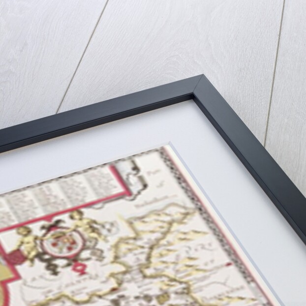 The Countye Palatine of Chester by John Speed