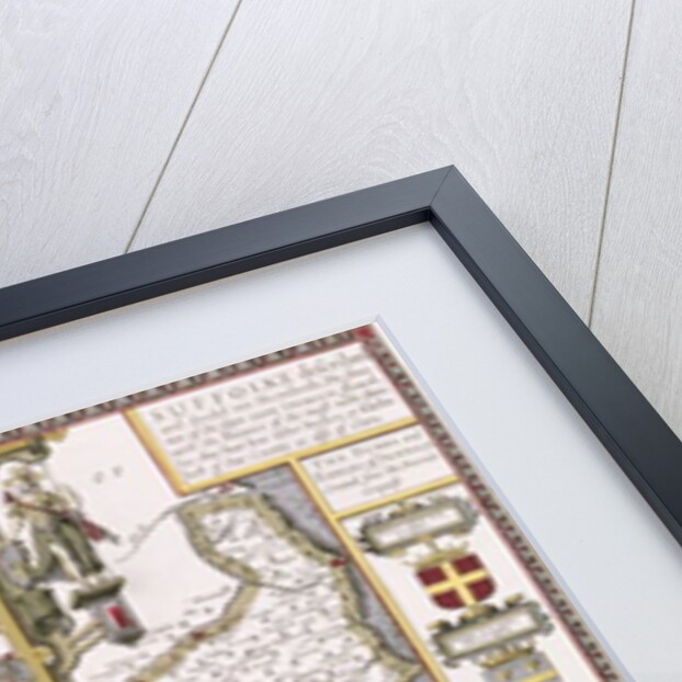 Suffolk and the situation of Ipswich by John Speed