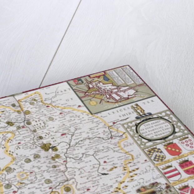 The County of Warwick, the Shire Town and the City of Coventry by John Speed