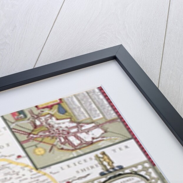 The County of Warwick, the Shire Town and the City of Coventry by John Speed