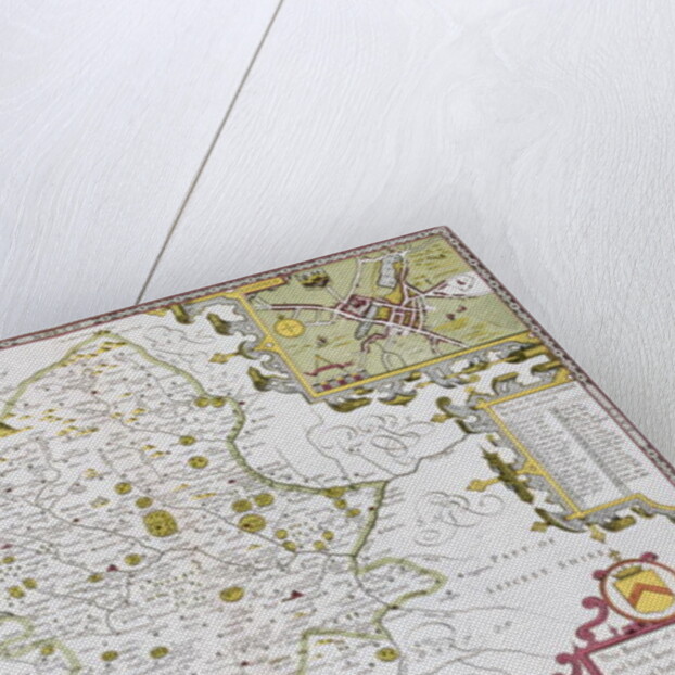 Stafford County and Town by John Speed