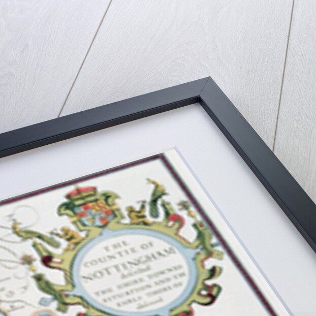 The Countie of Nottingham by John Speed