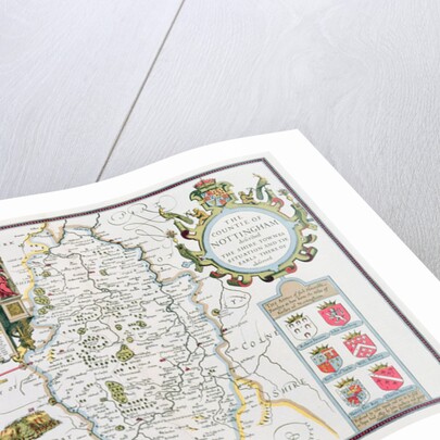 The Countie of Nottingham by John Speed