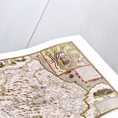 The Bishoprick and City of Durham by John Speed