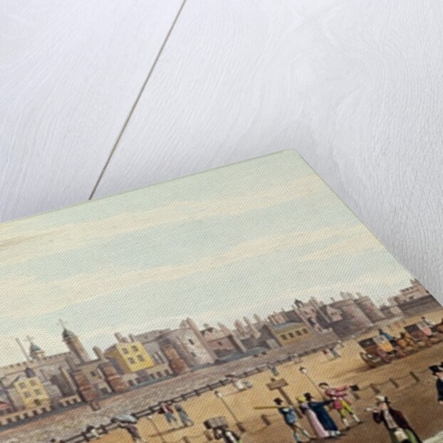 View of the Tower of London and the Mint, pub. by Colnaghi & Co, 1821 by Robert the Elder & Younger Havell