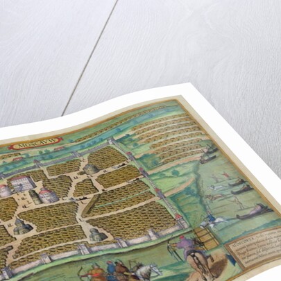 Map of Moscow by Joris Hoefnagel