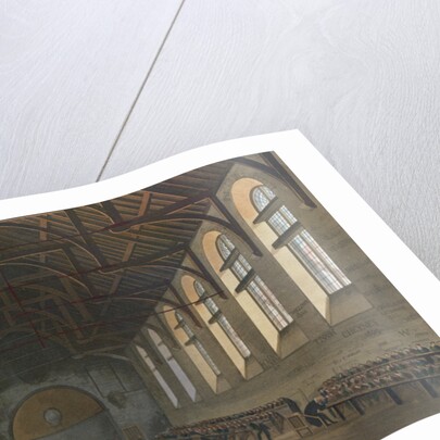 Westminster School Room by Augustus Charles Pugin