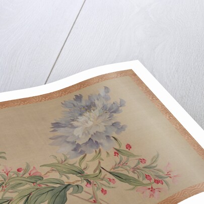 Blossom and a flower, 1851 by Tsubaki Chinzan