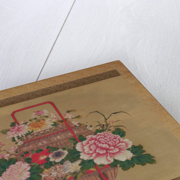 Basket of flowers, 1837 by Abe Kan Torin