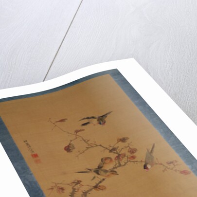 Birds, flowers and trees, c.1800-22 by Gentai Sanjin