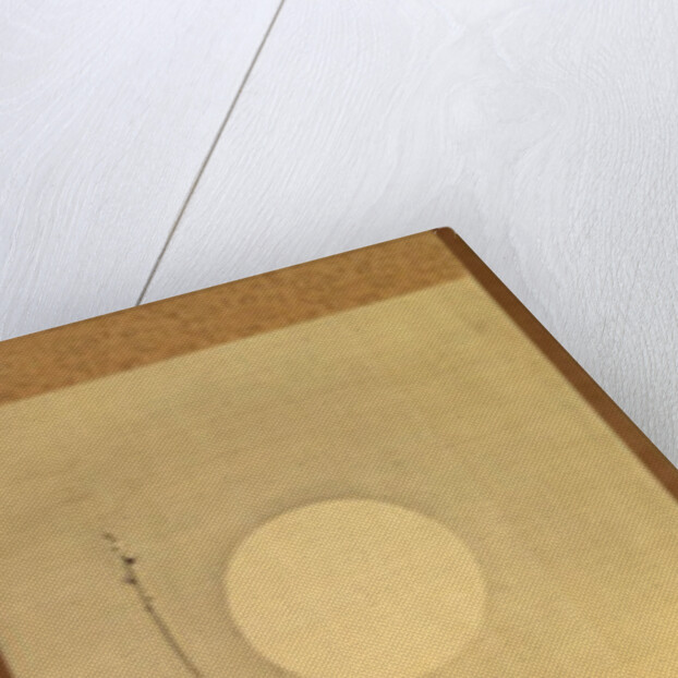 Blossoming plum-tree against the full moon, c.1800-22 by Gentai Sanjin