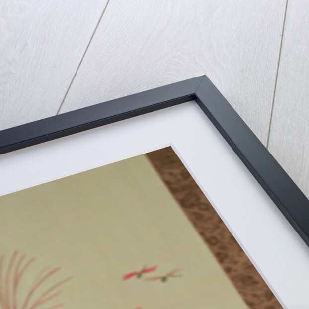 Autumn flowers and insects by a stream, 1910 by Bunrei Maekawa