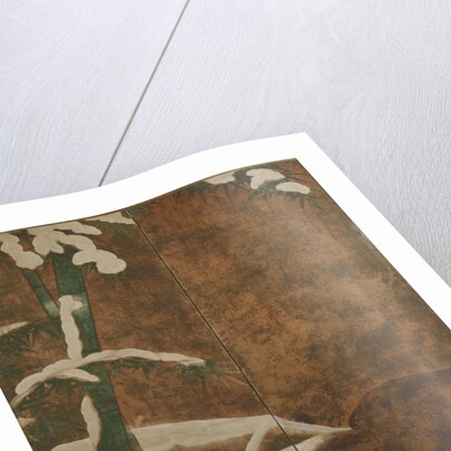 Bamboo in the snow, c.1600 by Mitsuyoshi (Kyuyoku) (1539-1613) Tosa