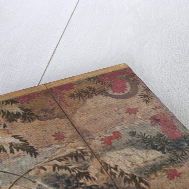 Plants of autumn and winter, c.1550, by School Japanese