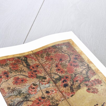 Plants of autumn, c.1550, by School Japanese