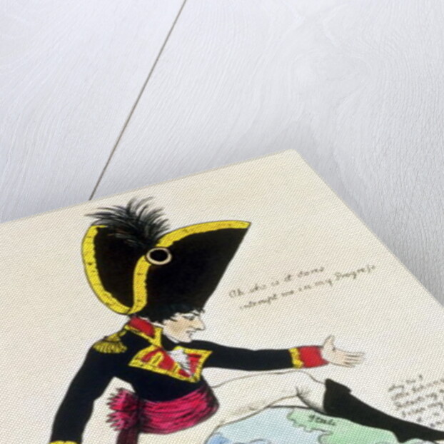 A Stoppage to a Stride over the Globe, 1803 by English School