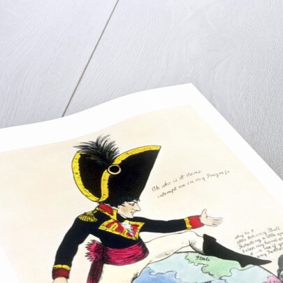 A Stoppage to a Stride over the Globe, 1803 by English School