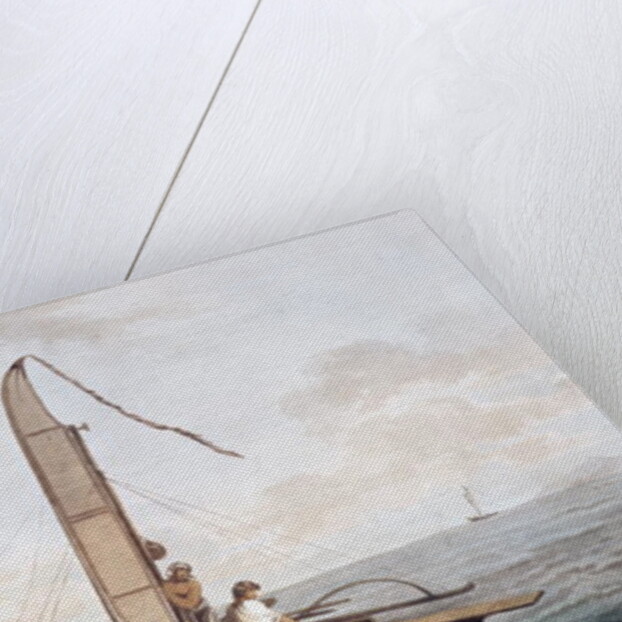 A Sailing Canoe of Otaheite by John Webber