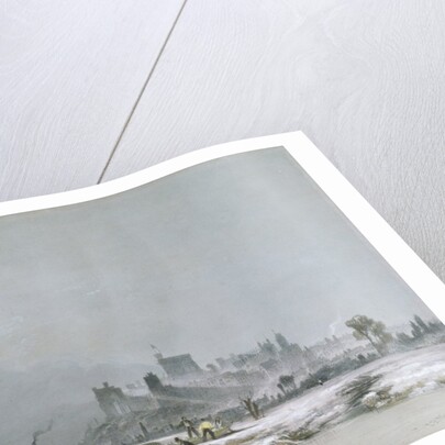 Windsor Castle: from the Thames, 19th century by James Baker Pyne