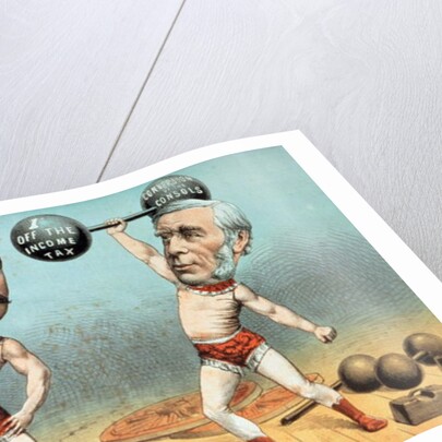 Goschen and Ritchie, the Champion Weight Lifters, Now Appearing with Terrific Success at the Westminster Beer Garden by Tom Merry