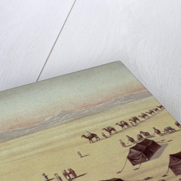 The Desert Camp of Sir Richard Burton by English School