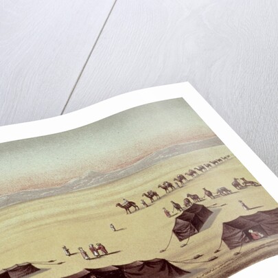 The Desert Camp of Sir Richard Burton by English School