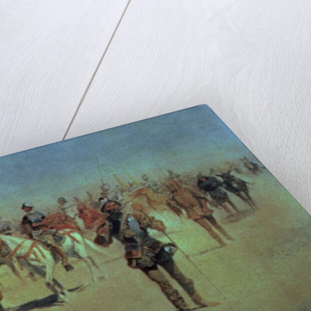 Francisco Vasquez de Coronado Making his Way Across New Mexico, 1905 by Frederic Remington