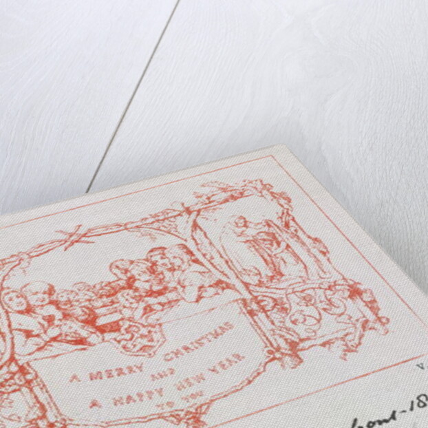 The first Christmas card, by J.C.Horsley, 1843 by John Callcott Horsley