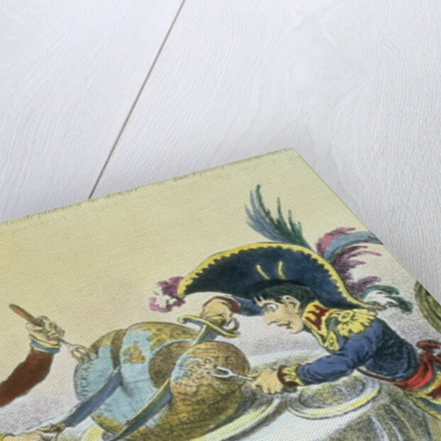 The Plum Pudding in Danger, 1805 by James Gillray