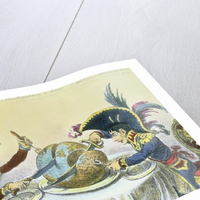 The Plum Pudding in Danger, 1805 by James Gillray