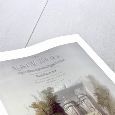 Frontispiece to 'The Holy Land' by David Roberts